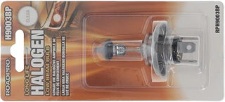 RoadPro H9003BP Halogen Low Beam Bulb, 12V Replacement, Clear, Long Life
