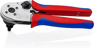 KNIPEX Tools 97 52 67 DT Crimping Pliers - Four-Mandrel For DT Contacts, 9"