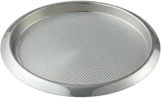 American Metalcraft SSBT14 Stainless Steel Round Bar Serving Tray, Silver, 14-Inches