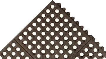 NoTrax 3' x 3' Light-Duty Rubber Drainage Mat