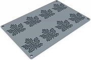 Pavoni GG049 Maple-Leaf Baking Mold Freezing Mould with 8 Cavities, each 2.60 Inch x 2.46 Inch x 0.08 Inch High