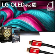 48 Inch C5 Series OLED evo 4K UHD Smart webOS TV (2025) OLED48C5PUA Bundle with 4 YR CPS Enhanced Protection Pack, 2X 6FT HDMI Cable and Deco Gear Home Theater Beginner's Guide
