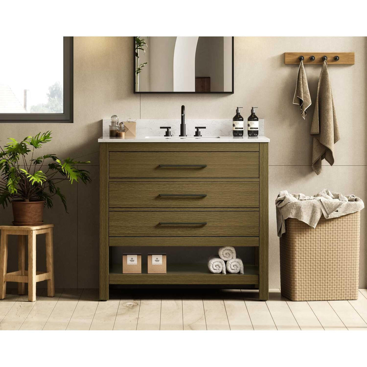 Bathroom Vanity Chestnut Brown by karson – Chestnut Brown