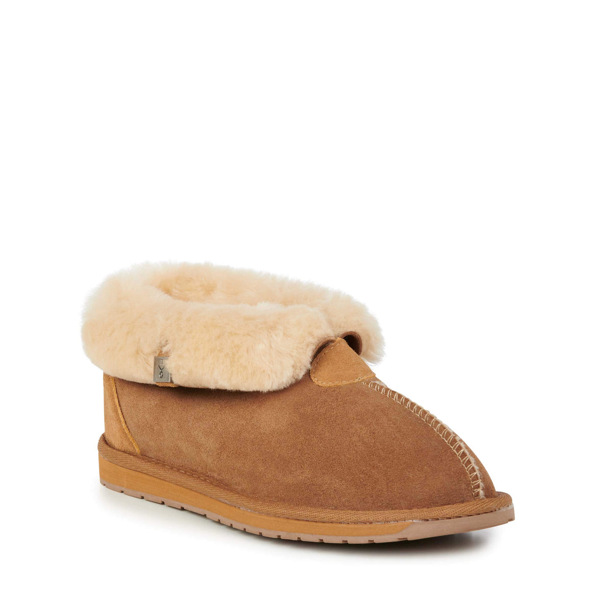 Australia - Platinum Albany Womens Slipper by EMU – 7, Leather, Chestnut, Model 809996580899