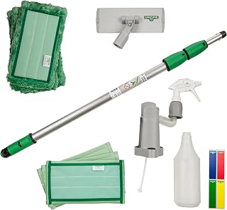 UNGER Commercial SpeedClean 10-Piece Indoor Window Cleaning Kit CK053