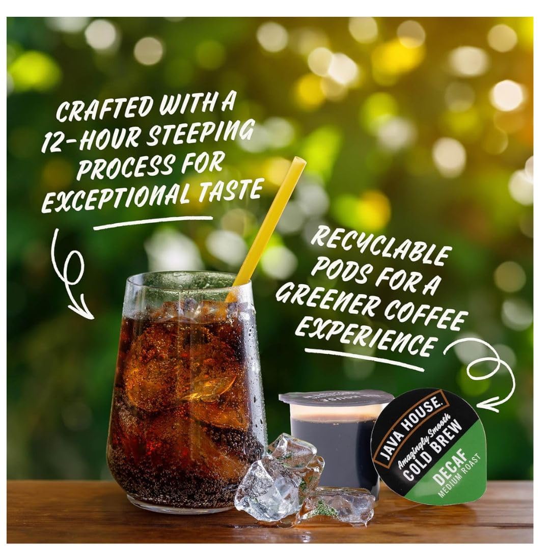Authentic Cold Brew Coffee by Java House – 6 Count (Pack of 1)