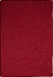Joy Carpets Endurance Solid Colored Area Rug in Color Burgundy, 4' x 6'