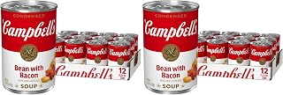 Campbell's Bean with Bacon Soup, Packaging May Vary, 11.25 Oz, Pack of 24