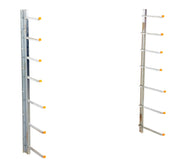Steel Wall Mounted Material Rack 36 In. x 36 In. x 60 In. by Vestil – One Size, Alloy Steel, Silver, Model SR-WM