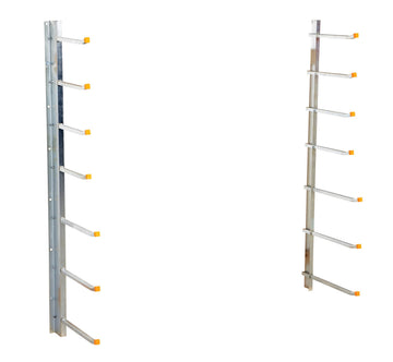 Steel Wall Mounted Material Rack 36 In. x 36 In. x 60 In. by Vestil – One Size, Alloy Steel, Silver, Model SR-WM