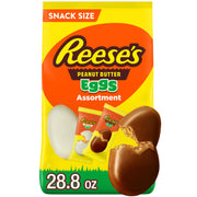 Assorted Flavored Snack Size Peanut Butter Eggs by Reese's – 28.8 Ounce (Pack of 1)