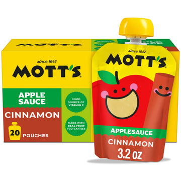 Cinnamon Applesauce by Mott's – 20 Count, Pack of 20