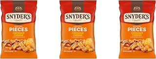 Snyder's of Hanover Cheddar Cheese Flavored Pretzel Pieces, 11.25 Oz Bag (Pack of 3)