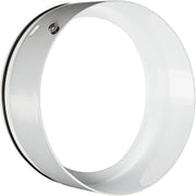 RAB Lighting HH1W System Hood, Aluminum, 5-5/8-Inch Diameter x 2-1/4-Inch Height, White