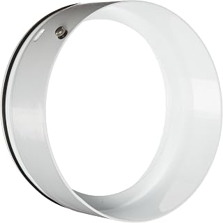 RAB Lighting HH1W System Hood, Aluminum, 5-5/8-Inch Diameter x 2-1/4-Inch Height, White