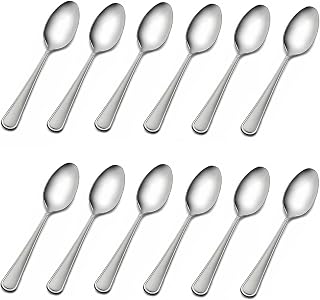 Mikasa Virtuoso Frost 18/10 Stainless Steel Teaspoon (Set of Twelve)
