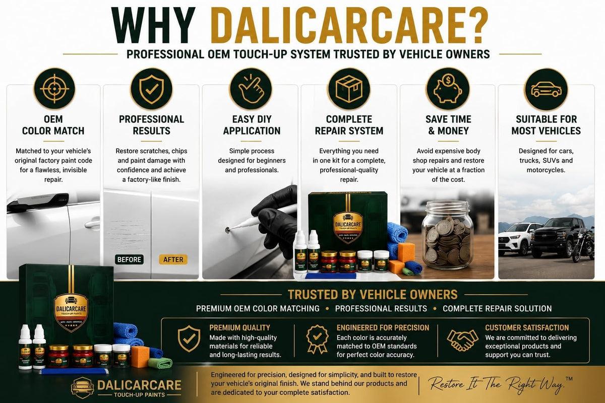 Touch Up Paint - Compatible with Infiniti Vehicles (Model: Fx35 Series) - Brown Met (CAC) by DaliCarCare – 1 Fl Oz (Pack of 1), Brown Met (CAC), Model PP-MJK9SMK0-7F3B6764985C