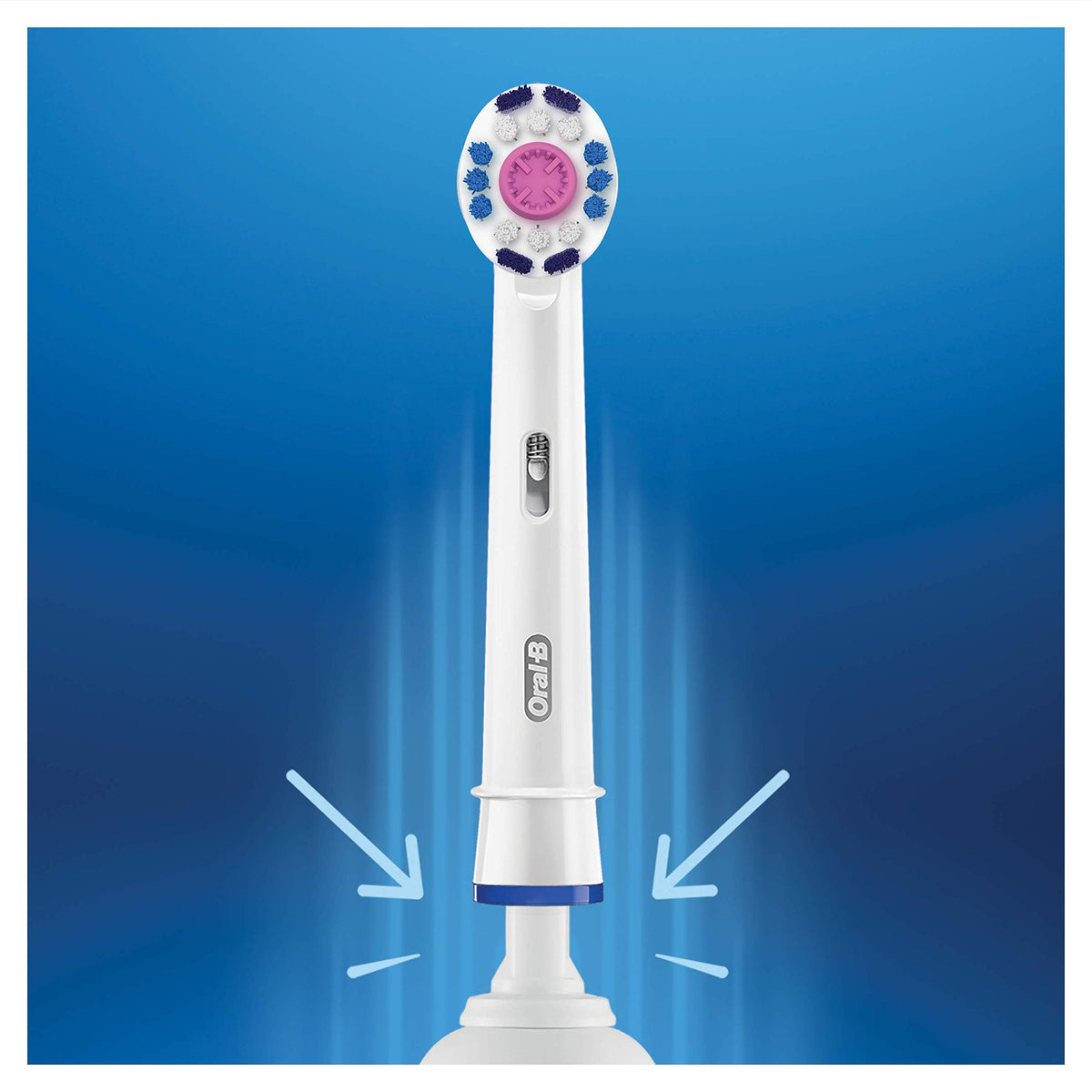 Oral-B 8 unités / White. / Oral-B 3D white brushes x8 Toothbrush Replacement Heads