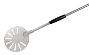 World Cuisine 9-Inch Diameter Slotted Stainless-Steel Pizza Peel by PADERNO – 9-Inch Diameter, Stainless Steel, Silver, Model 41737-23