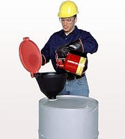 Ultratech DrumFunnel,11inH,Black,Polyethylene 651-1 Each