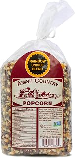 Amish Country Popcorn 2 lb Bag | Rainbow Popcorn Kernels | Old Fashioned, Non-GMO and Gluten Free (Rainbow - 2 lb Bag)