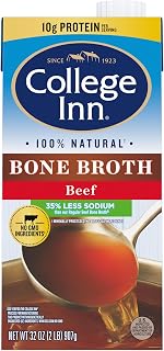 College Inn Beef Reduced Sodium Bone Broth 32 oz. Carton (Pack of 5)