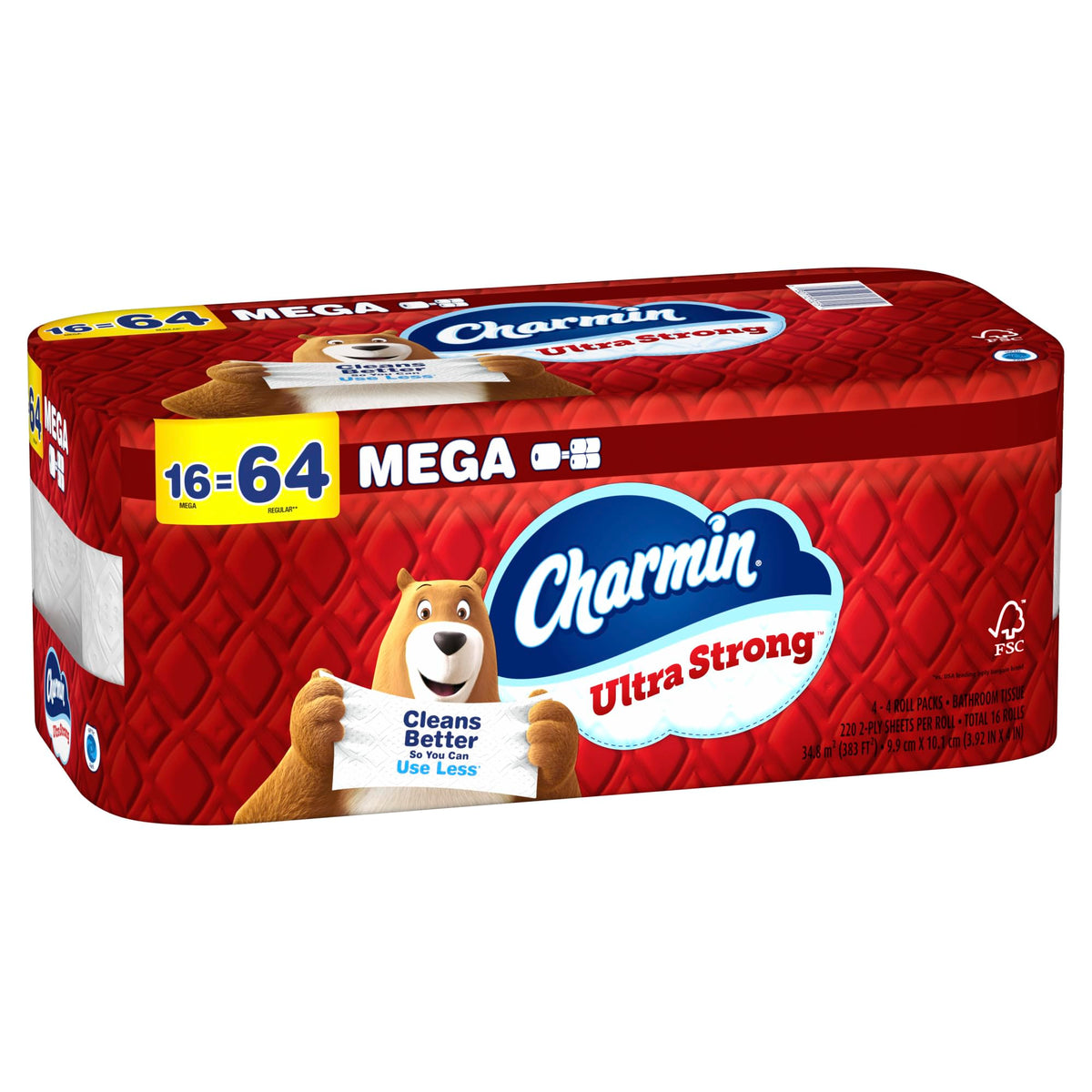 Charmin 16 Count (Pack of 1) / White / 16 Paper & Plastic