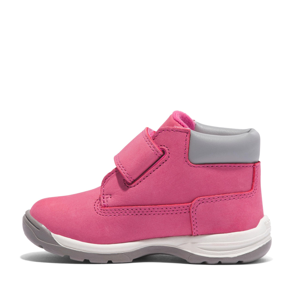 Toddler Timber Tykes Mid Hook & Loop Boot by Timberland – 7 Toddler, Leather, Fuscia Rose
