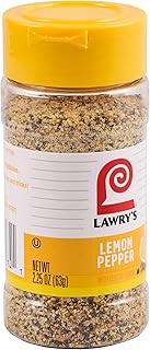 Lawry's Lemon Pepper with Zest of Lemon, 2.25 oz (Pack of 6)