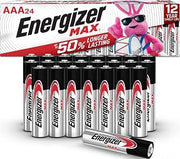 Energizer MAX AAA Batteries (24 Pack), Triple A Alkaline Batteries