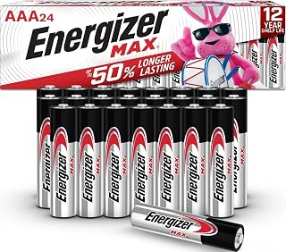Energizer MAX AAA Batteries (24 Pack), Triple A Alkaline Batteries