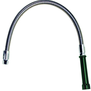 Space Saver Pre-Rinse Hose by Krowne – 16"L x 10"W x 3"H, Brass, Silver, Model 21-181L