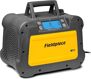 Fieldpiece MR45 Lightweight Digital Refrigerant Recovery Machine - Wide Operating Voltage with Easy Access Ports - A2L Compatible