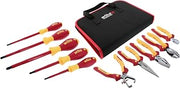 Wiha 32891 Insulated Pliers and Screwdriver Set, 1000 Volt, 10 Piece