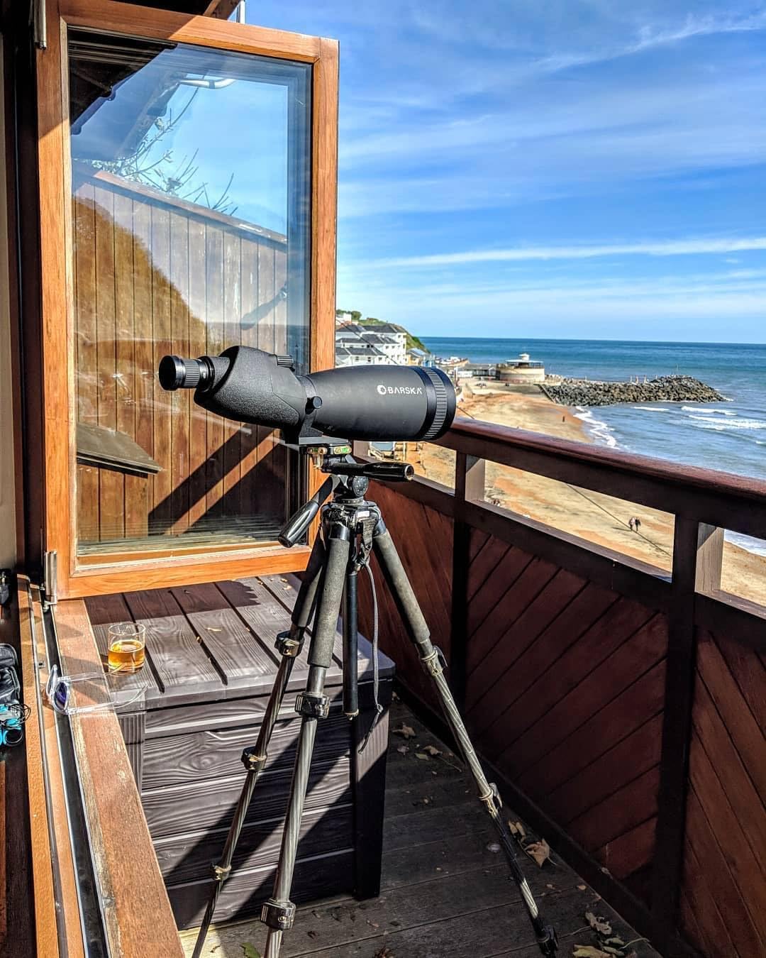 3-90 x 100mm Spotting Scope Monocular Porro Prisms Waterproof Fog-Proof with Tripod and Case by Barska – 3-90 x 100mm, Model 4352083317