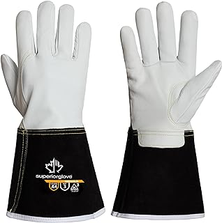 Superior Glove Endura 399GKGL5 Leather MIG Work Gloves