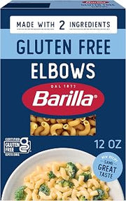 Barilla Gluten Free Elbows Pasta, 12 Ounce - Non-GMO Gluten Free Pasta Made with 2 Ingredients
