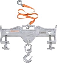Global Industrial Double Fork Forklift Hook Attachment, Swivel Hook, 4000 Lb. Cap.