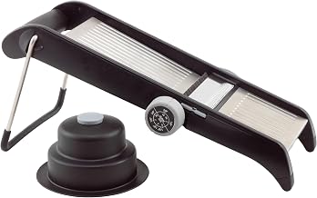 Winco 4 13/16" Mandoline Slice Set Plastic Mandoline Slicer Set with Handle