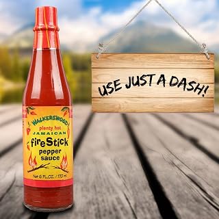 WALKERSWOOD Jamaican Firestick Pepper Sauce, 3.5 Fl. Oz. (Pack of 12)