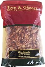 Torn & Glasser Walnut Halves & Pieces Source of Protein & Omega-3 Bulk 22oz Resealable Bag
