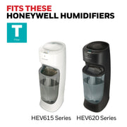 Humidifier Wicking Filter T for Select Honeywell Models – 3 Count (Pack of 1), Plastic, White, Model HFT600PF3