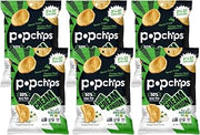 popchips Potato Chips Sour Cream & Onion, 2.25 Oz (Pack of 6)