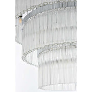 Harlow 18 Light Chandelier Chrome by Lighting Design – Iron, Chrome