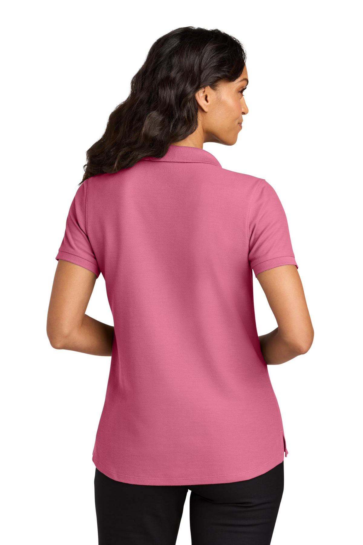Women's Wearever Signature Pique Polo by Port Authority – 4X-Large, Awareness Pink, Model LK200