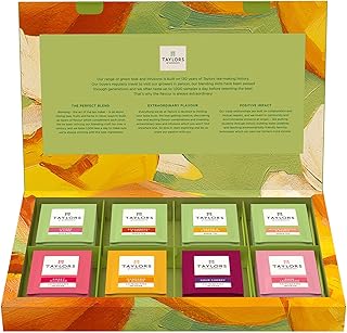 Taylors of Harrogate Green & Herbal Tea Sampler Gift Box, 48ct