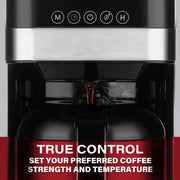 Aroma Tocco Thermal 8-Cup Drip by Melitta – 8 Cups, Plastic, Black and Stainless Steel, Model COFFEE MAKER