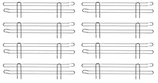 Quantum Storage 8-Pack Side Ledge for 18" Deep Wire Shelving Units by QUANTUM STORAGE SYSTEMS – 1" Width x 18" Length x 4" Height, Stainless Steel, Silver, Pack of 8, Model SL18-8