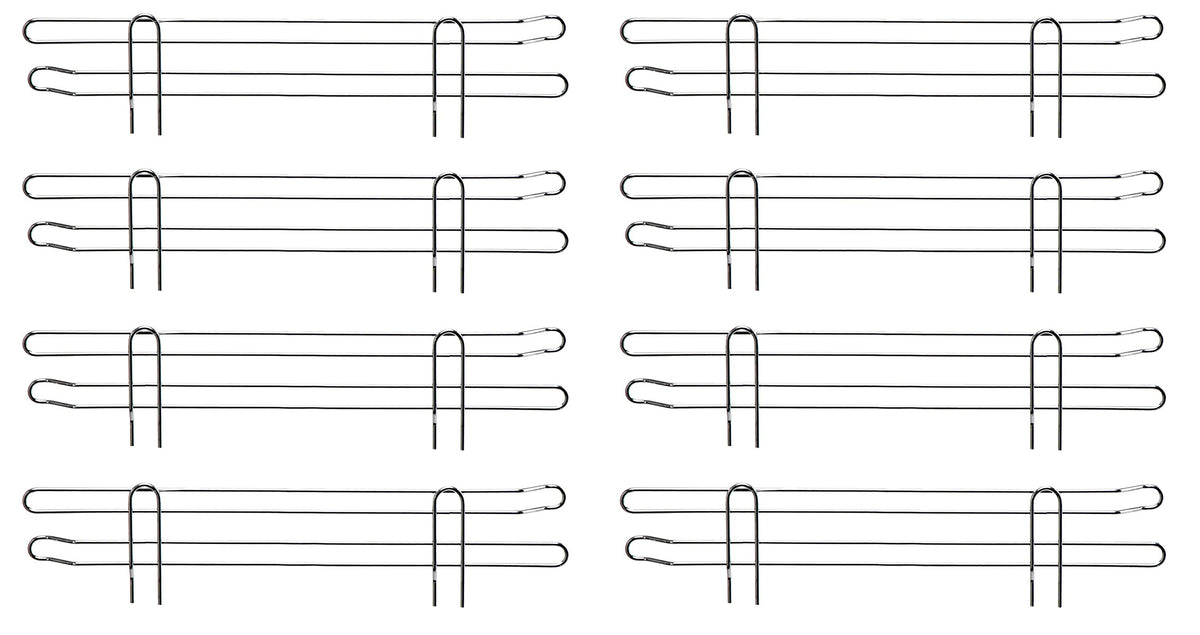 QUANTUM STORAGE SYSTEMS 1" Width x 12" Length x 4" Height / 8-Pack / 1 Standing Shelf Units