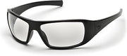 Pyramex Goliath Safety Eyewear Black Frame Clear Anti Fog Lens